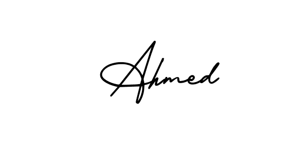 Also we have  Ahmed name is the best signature style. Create professional handwritten signature collection using AmerikaSignatureDemo-Regular autograph style.  Ahmed signature style 3 images and pictures png