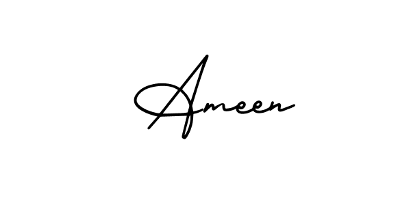 Best and Professional Signature Style for  Ameen. AmerikaSignatureDemo-Regular Best Signature Style Collection.  Ameen signature style 3 images and pictures png