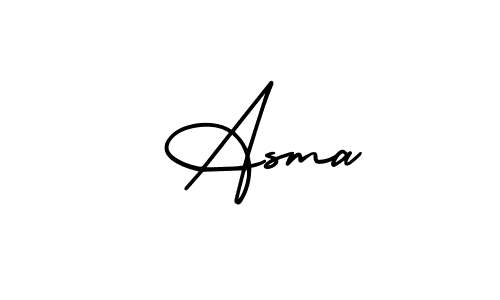 Also You can easily find your signature by using the search form. We will create  Asma name handwritten signature images for you free of cost using AmerikaSignatureDemo-Regular sign style.  Asma signature style 3 images and pictures png