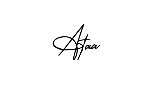 It looks lik you need a new signature style for name  Ataa. Design unique handwritten (AmerikaSignatureDemo-Regular) signature with our free signature maker in just a few clicks.  Ataa signature style 3 images and pictures png