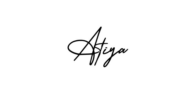 Make a short  Atiya signature style. Manage your documents anywhere anytime using AmerikaSignatureDemo-Regular. Create and add eSignatures, submit forms, share and send files easily.  Atiya signature style 3 images and pictures png