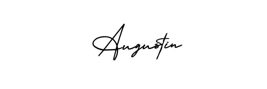 Create a beautiful signature design for name  Augustin. With this signature (AmerikaSignatureDemo-Regular) fonts, you can make a handwritten signature for free.  Augustin signature style 3 images and pictures png