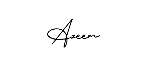 Make a beautiful signature design for name  Azeem. Use this online signature maker to create a handwritten signature for free.  Azeem signature style 3 images and pictures png