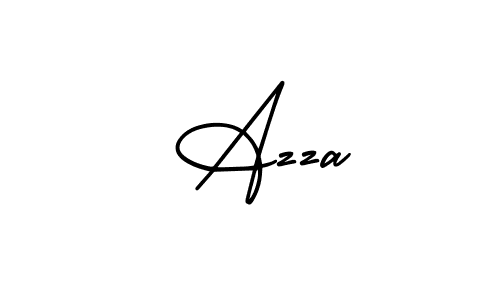 How to make  Azza signature? AmerikaSignatureDemo-Regular is a professional autograph style. Create handwritten signature for  Azza name.  Azza signature style 3 images and pictures png