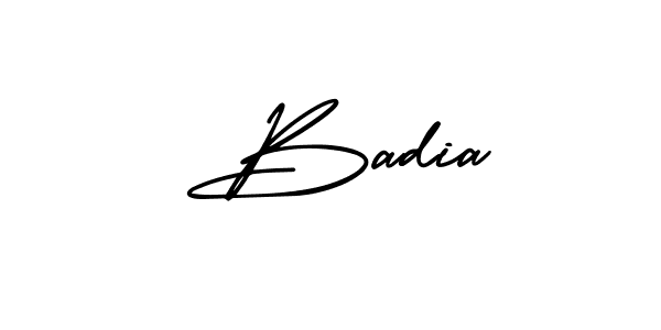  Badia stylish signature style. Best Handwritten Sign (AmerikaSignatureDemo-Regular) for my name. Handwritten Signature Collection Ideas for my name  Badia.  Badia signature style 3 images and pictures png