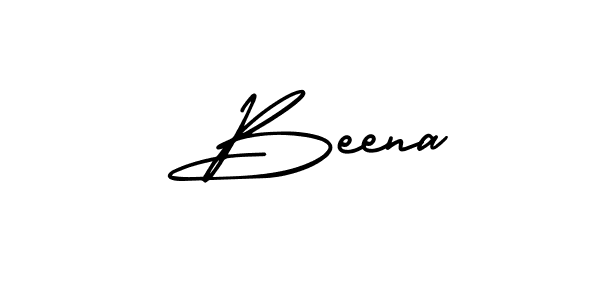 Beena stylish signature style. Best Handwritten Sign (AmerikaSignatureDemo-Regular) for my name. Handwritten Signature Collection Ideas for my name  Beena.  Beena signature style 3 images and pictures png