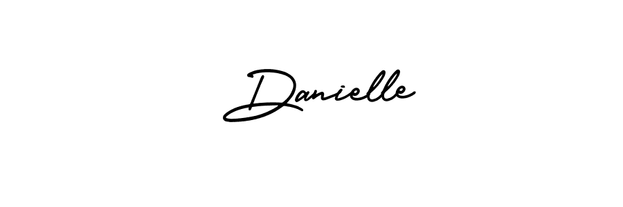 Create a beautiful signature design for name  Danielle. With this signature (AmerikaSignatureDemo-Regular) fonts, you can make a handwritten signature for free.  Danielle signature style 3 images and pictures png
