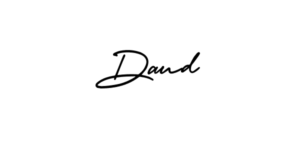 if you are searching for the best signature style for your name  Daud . so please give up your signature search. here we have designed multiple signature styles  using AmerikaSignatureDemo-Regular.  Daud  signature style 3 images and pictures png