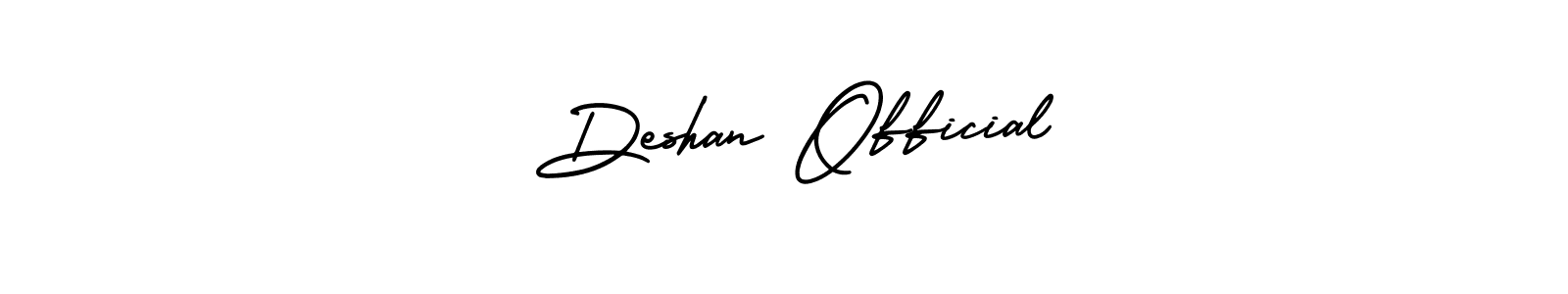 How to make  Deshan Official signature? AmerikaSignatureDemo-Regular is a professional autograph style. Create handwritten signature for  Deshan Official name.  Deshan Official signature style 3 images and pictures png