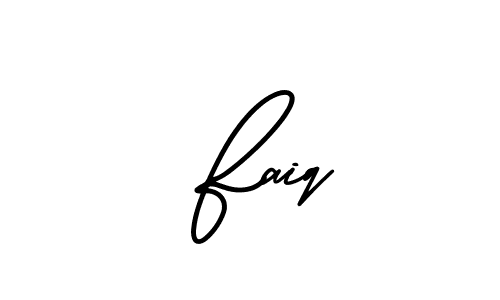 This is the best signature style for the  Faiq name. Also you like these signature font (AmerikaSignatureDemo-Regular). Mix name signature.  Faiq signature style 3 images and pictures png