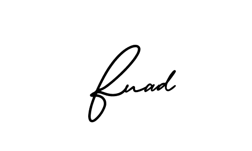 if you are searching for the best signature style for your name  Fuad. so please give up your signature search. here we have designed multiple signature styles  using AmerikaSignatureDemo-Regular.  Fuad signature style 3 images and pictures png