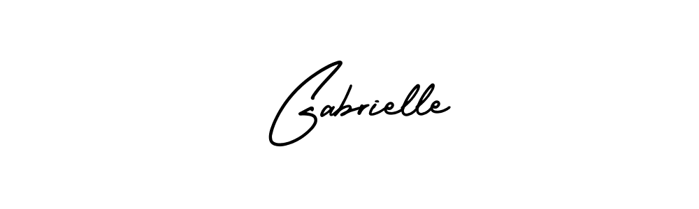 Create a beautiful signature design for name  Gabrielle. With this signature (AmerikaSignatureDemo-Regular) fonts, you can make a handwritten signature for free.  Gabrielle signature style 3 images and pictures png