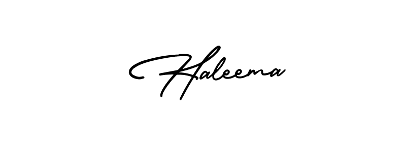 The best way (AmerikaSignatureDemo-Regular) to make a short signature is to pick only two or three words in your name. The name  Haleema include a total of six letters. For converting this name.  Haleema signature style 3 images and pictures png