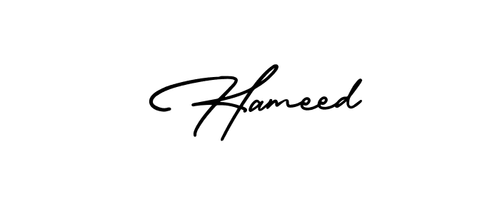 Make a short  Hameed signature style. Manage your documents anywhere anytime using AmerikaSignatureDemo-Regular. Create and add eSignatures, submit forms, share and send files easily.  Hameed signature style 3 images and pictures png