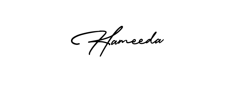 Make a short  Hameeda signature style. Manage your documents anywhere anytime using AmerikaSignatureDemo-Regular. Create and add eSignatures, submit forms, share and send files easily.  Hameeda signature style 3 images and pictures png