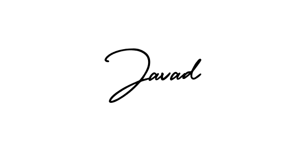 Design your own signature with our free online signature maker. With this signature software, you can create a handwritten (AmerikaSignatureDemo-Regular) signature for name  Javad.  Javad signature style 3 images and pictures png