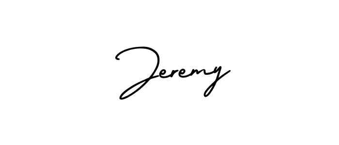 Create a beautiful signature design for name  Jeremy. With this signature (AmerikaSignatureDemo-Regular) fonts, you can make a handwritten signature for free.  Jeremy signature style 3 images and pictures png