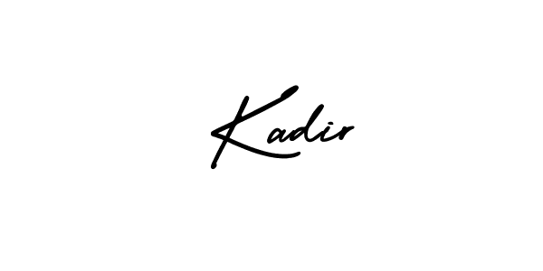 Also we have  Kadir name is the best signature style. Create professional handwritten signature collection using AmerikaSignatureDemo-Regular autograph style.  Kadir signature style 3 images and pictures png