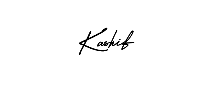 Create a beautiful signature design for name  Kashif. With this signature (AmerikaSignatureDemo-Regular) fonts, you can make a handwritten signature for free.  Kashif signature style 3 images and pictures png