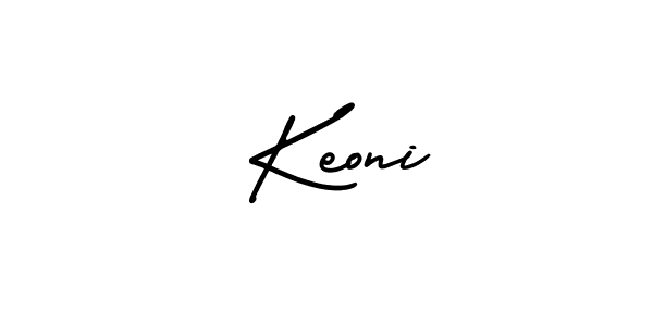 Similarly AmerikaSignatureDemo-Regular is the best handwritten signature design. Signature creator online .You can use it as an online autograph creator for name  Keoni.  Keoni signature style 3 images and pictures png