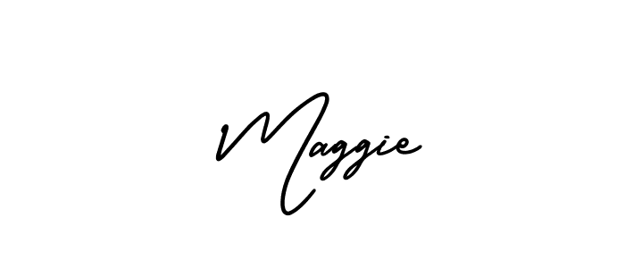 How to Draw  Maggie signature style? AmerikaSignatureDemo-Regular is a latest design signature styles for name  Maggie.  Maggie signature style 3 images and pictures png