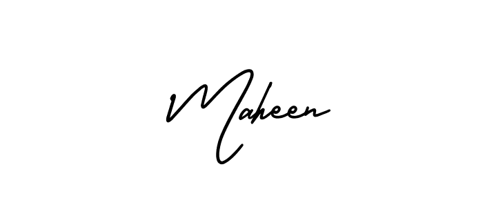 Check out images of Autograph of  Maheen name. Actor  Maheen Signature Style. AmerikaSignatureDemo-Regular is a professional sign style online.  Maheen signature style 3 images and pictures png