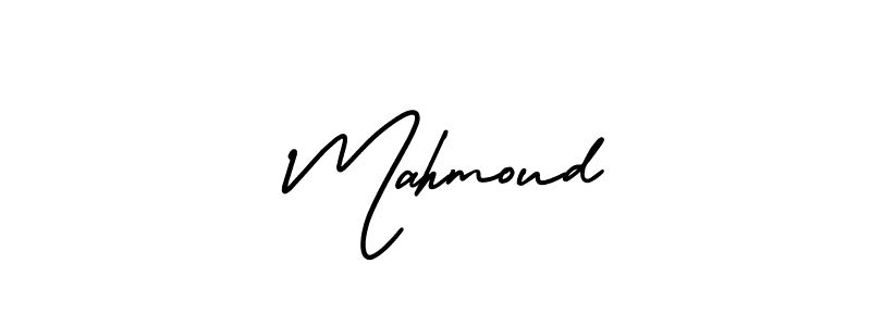 Make a beautiful signature design for name  Mahmoud. With this signature (AmerikaSignatureDemo-Regular) style, you can create a handwritten signature for free.  Mahmoud signature style 3 images and pictures png