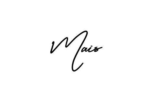 How to make  Mais name signature. Use AmerikaSignatureDemo-Regular style for creating short signs online. This is the latest handwritten sign.  Mais signature style 3 images and pictures png