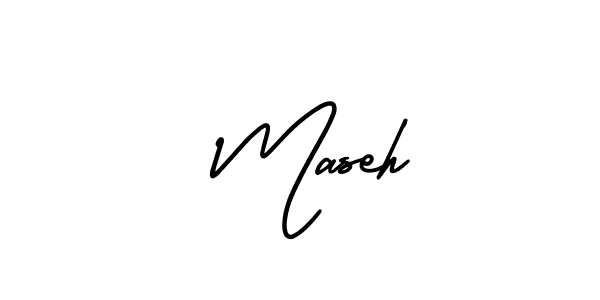 How to Draw  Maseh signature style? AmerikaSignatureDemo-Regular is a latest design signature styles for name  Maseh.  Maseh signature style 3 images and pictures png