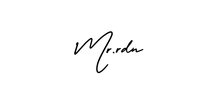 How to make  Mr.rdn signature? AmerikaSignatureDemo-Regular is a professional autograph style. Create handwritten signature for  Mr.rdn name.  Mr.rdn signature style 3 images and pictures png
