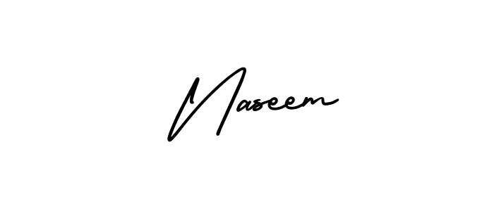 Create a beautiful signature design for name  Naseem. With this signature (AmerikaSignatureDemo-Regular) fonts, you can make a handwritten signature for free.  Naseem signature style 3 images and pictures png