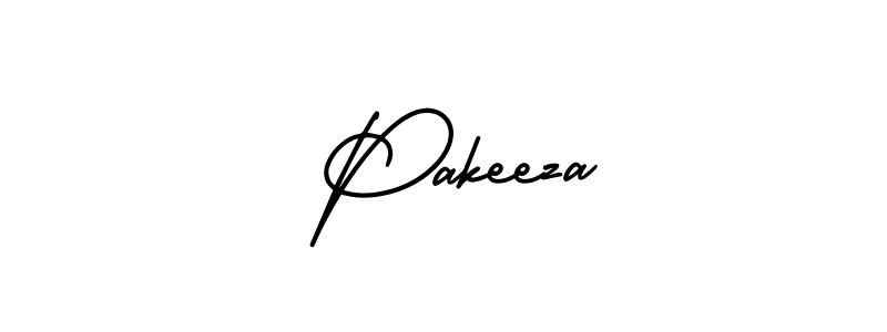 Make a beautiful signature design for name  Pakeeza. Use this online signature maker to create a handwritten signature for free.  Pakeeza signature style 3 images and pictures png