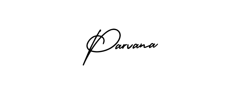 How to Draw  Parvana signature style? AmerikaSignatureDemo-Regular is a latest design signature styles for name  Parvana.  Parvana signature style 3 images and pictures png