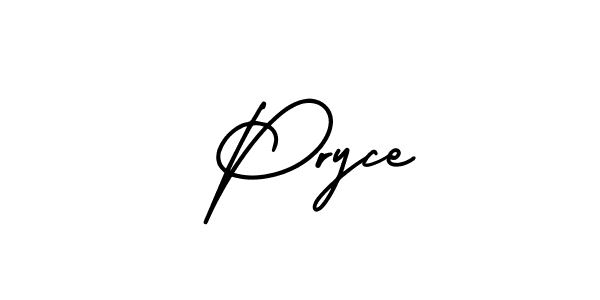 Design your own signature with our free online signature maker. With this signature software, you can create a handwritten (AmerikaSignatureDemo-Regular) signature for name  Pryce.  Pryce signature style 3 images and pictures png