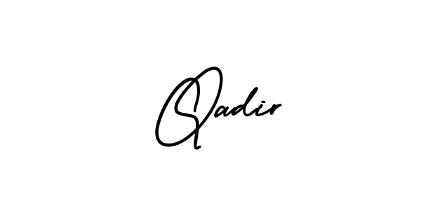 Here are the top 10 professional signature styles for the name  Qadir. These are the best autograph styles you can use for your name.  Qadir signature style 3 images and pictures png