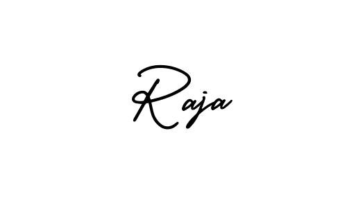 AmerikaSignatureDemo-Regular is a professional signature style that is perfect for those who want to add a touch of class to their signature. It is also a great choice for those who want to make their signature more unique. Get  Raja name to fancy signature for free.  Raja signature style 3 images and pictures png