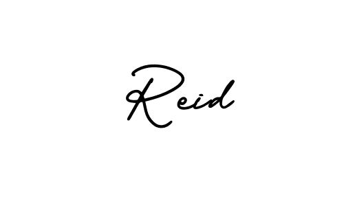 You should practise on your own different ways (AmerikaSignatureDemo-Regular) to write your name ( Reid) in signature. don't let someone else do it for you.  Reid signature style 3 images and pictures png