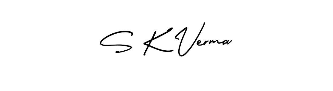 How to make  S K Verma  signature? AmerikaSignatureDemo-Regular is a professional autograph style. Create handwritten signature for  S K Verma  name.  S K Verma  signature style 3 images and pictures png