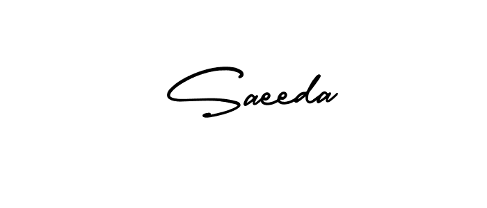 Best and Professional Signature Style for  Saeeda. AmerikaSignatureDemo-Regular Best Signature Style Collection.  Saeeda signature style 3 images and pictures png