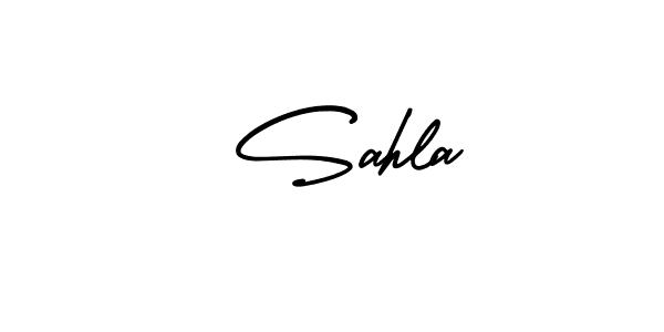 Make a beautiful signature design for name  Sahla. Use this online signature maker to create a handwritten signature for free.  Sahla signature style 3 images and pictures png