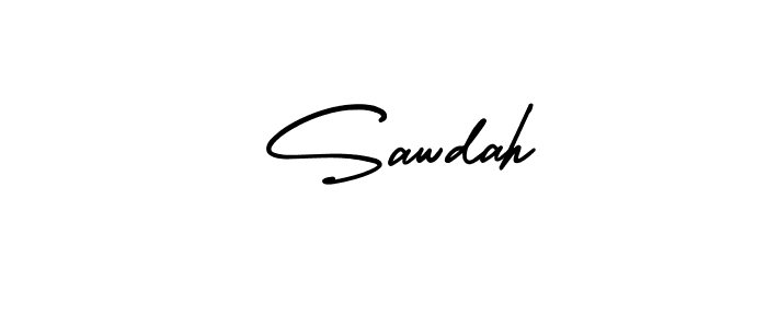 Best and Professional Signature Style for  Sawdah. AmerikaSignatureDemo-Regular Best Signature Style Collection.  Sawdah signature style 3 images and pictures png