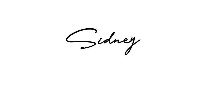 Use a signature maker to create a handwritten signature online. With this signature software, you can design (AmerikaSignatureDemo-Regular) your own signature for name  Sidney.  Sidney signature style 3 images and pictures png