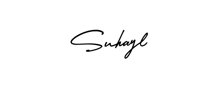 How to make  Suhayl signature? AmerikaSignatureDemo-Regular is a professional autograph style. Create handwritten signature for  Suhayl name.  Suhayl signature style 3 images and pictures png