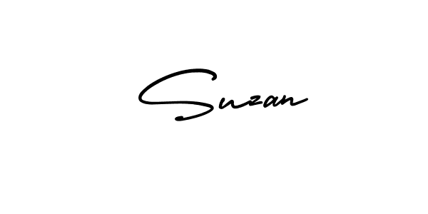  Suzan stylish signature style. Best Handwritten Sign (AmerikaSignatureDemo-Regular) for my name. Handwritten Signature Collection Ideas for my name  Suzan.  Suzan signature style 3 images and pictures png