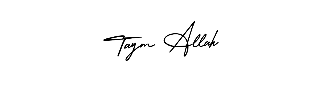 How to Draw  Taym Allah signature style? AmerikaSignatureDemo-Regular is a latest design signature styles for name  Taym Allah.  Taym Allah signature style 3 images and pictures png