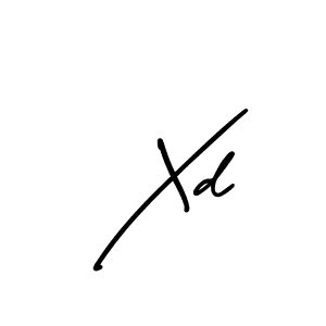 You should practise on your own different ways (AmerikaSignatureDemo-Regular) to write your name ( Xd) in signature. don't let someone else do it for you.  Xd signature style 3 images and pictures png