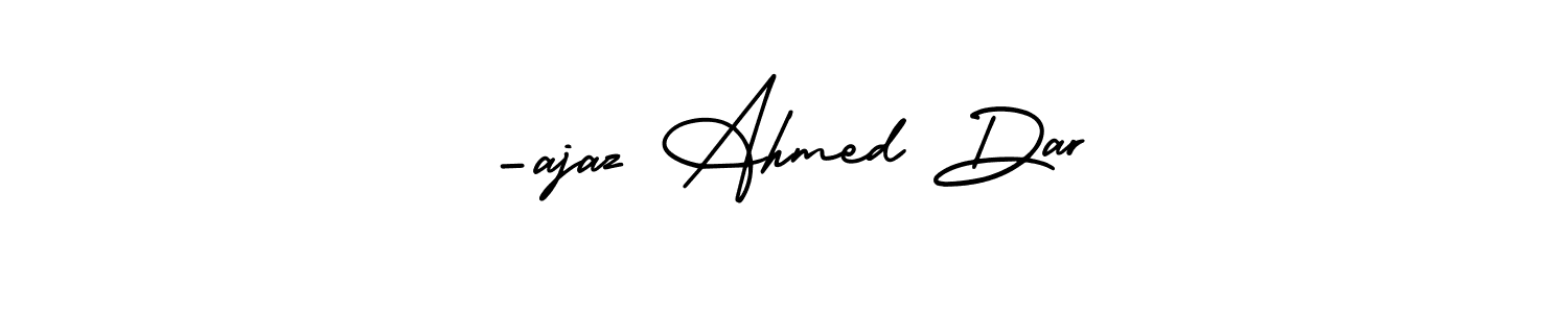 Check out images of Autograph of -ajaz Ahmed Dar name. Actor -ajaz Ahmed Dar Signature Style. AmerikaSignatureDemo-Regular is a professional sign style online. -ajaz Ahmed Dar signature style 3 images and pictures png