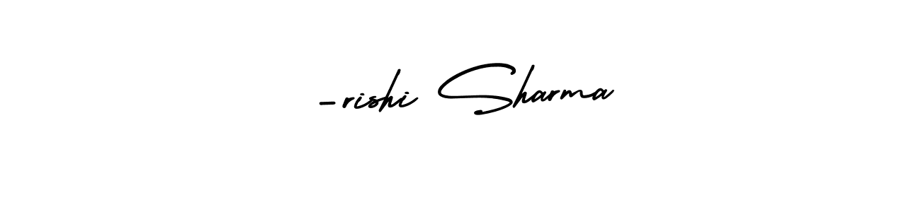 It looks lik you need a new signature style for name -rishi Sharma. Design unique handwritten (AmerikaSignatureDemo-Regular) signature with our free signature maker in just a few clicks. -rishi Sharma signature style 3 images and pictures png