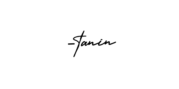 How to make -tanin name signature. Use AmerikaSignatureDemo-Regular style for creating short signs online. This is the latest handwritten sign. -tanin signature style 3 images and pictures png