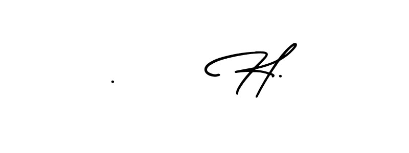 Best and Professional Signature Style for .     H.. AmerikaSignatureDemo-Regular Best Signature Style Collection. .     H. signature style 3 images and pictures png